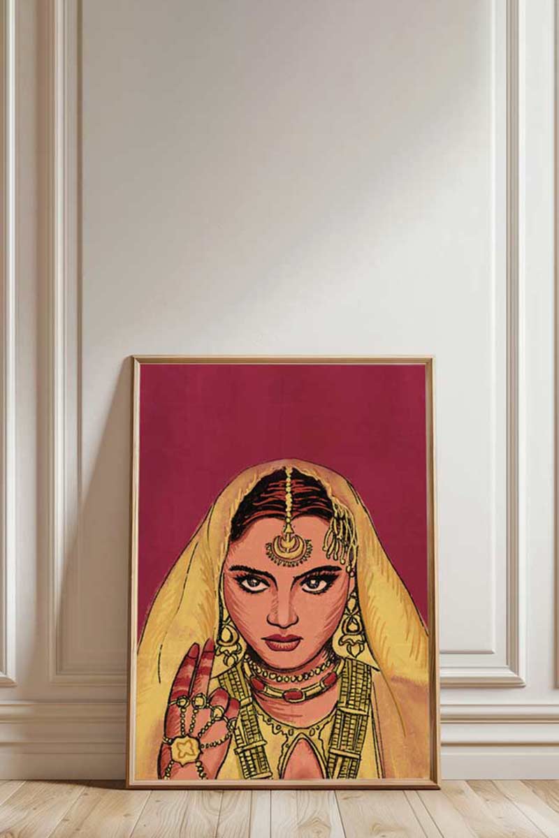 Rekha poster, rekha wall art, Bollywood actress, iconic actress rekha, umrao jaan poster. 70's movie classic. In aankhon ki masti mein. Wall Art, Home Decor, Office Decor. 

Kitchen Wall Art - Trendy Wall Art - Exhibition Art Poster - Bar Cart Decor - Minimalistic Prints - Mid Century Modern Print - 70s Decor - Bar Cart Art - Pop Art Printable - Mid Century Poster - Maximalist Interior Print - Gallery Wall Print - Neutral Modern Wall Art Decor - Kitchen Decor Poster - Exhibition Poster - Retro Wall Art