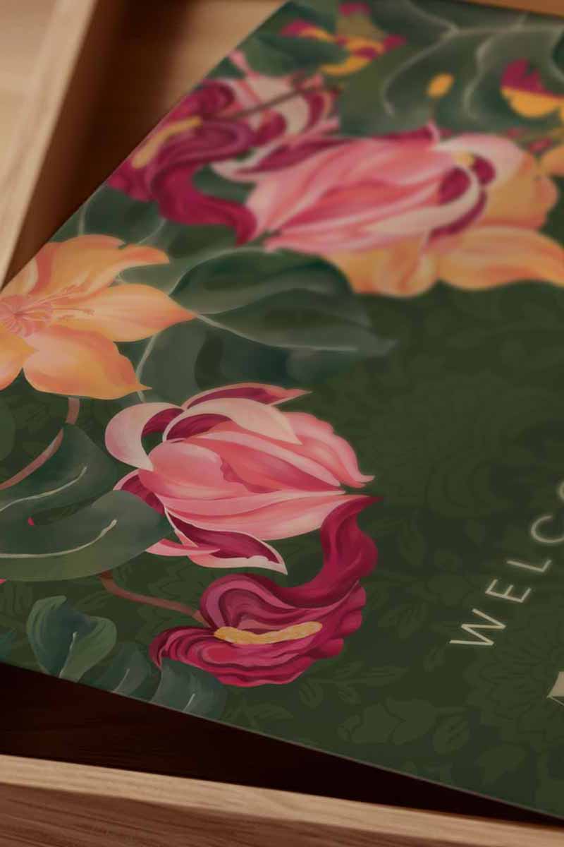 Tropical Floral Sign