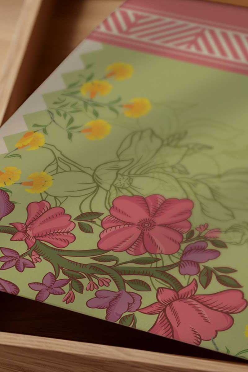 Retro floral Indian wedding welcome sign in the colours of yellow, purple, pink, green & beige. Pastel Green, pink & mauve welcome sign for indian wedding stationery bundle. Sign with yellow marigold florals. Pink roses. Tradiitonal Indian wedding sign. Indian Wedding events for Sangeet, Haldi, Maiyan or Jago. Wedding Signage. Personalize and customize in Canva. Digital Download.  Print around the world at a local print shop.