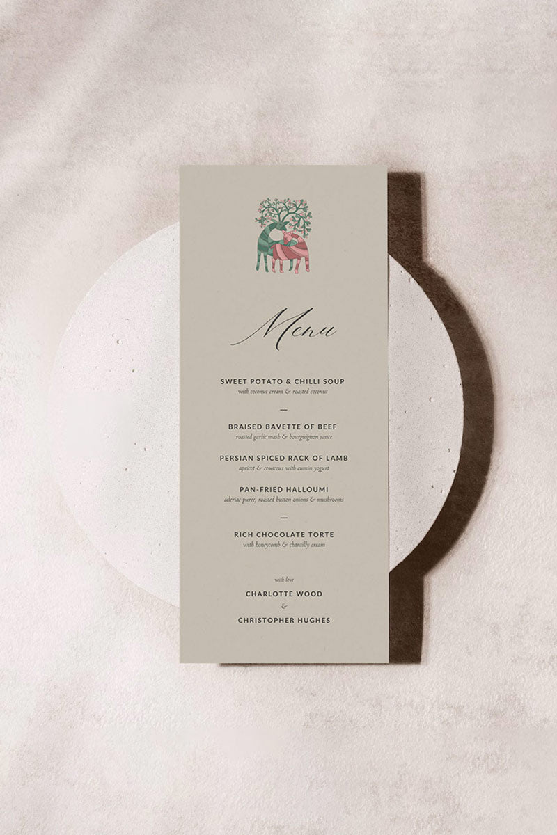 Reindeer Menu