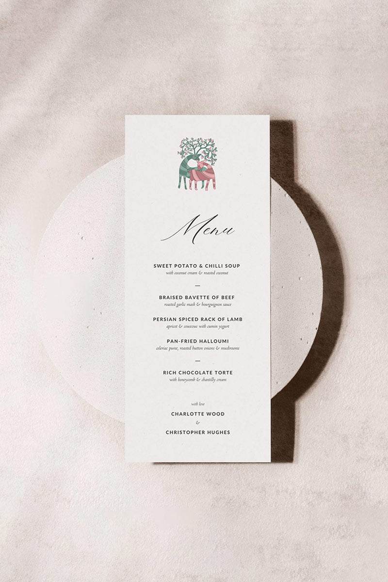 Reindeer Menu