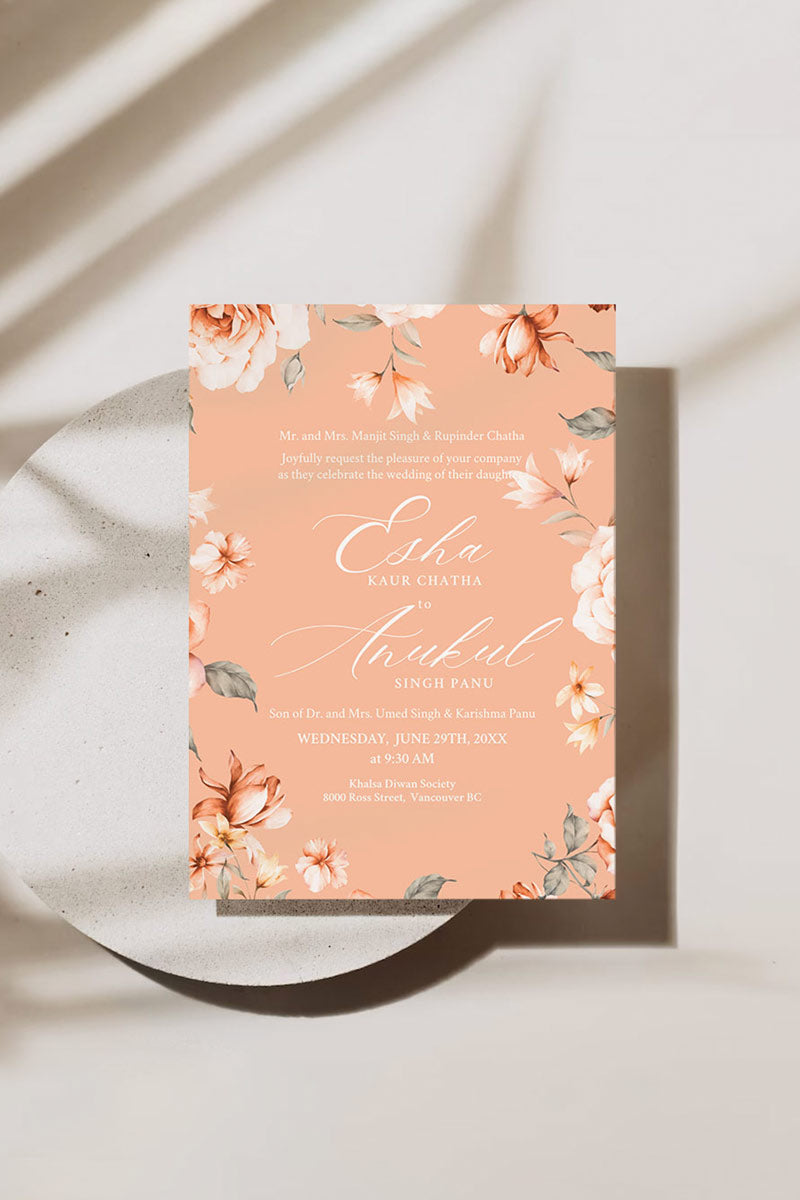 Floral Invite