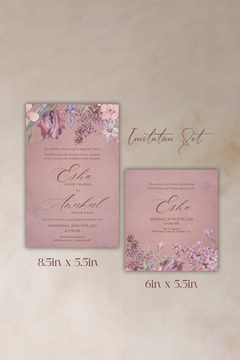 Floral Invite
