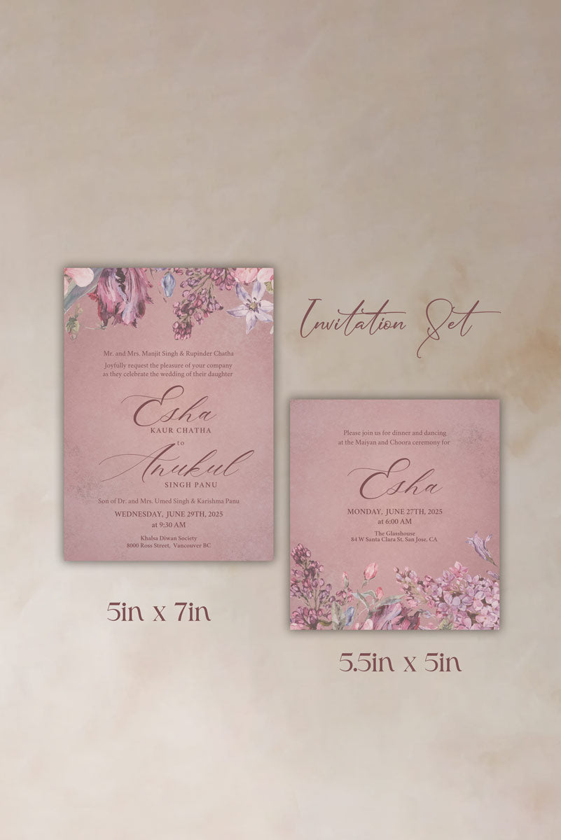 Floral Invite
