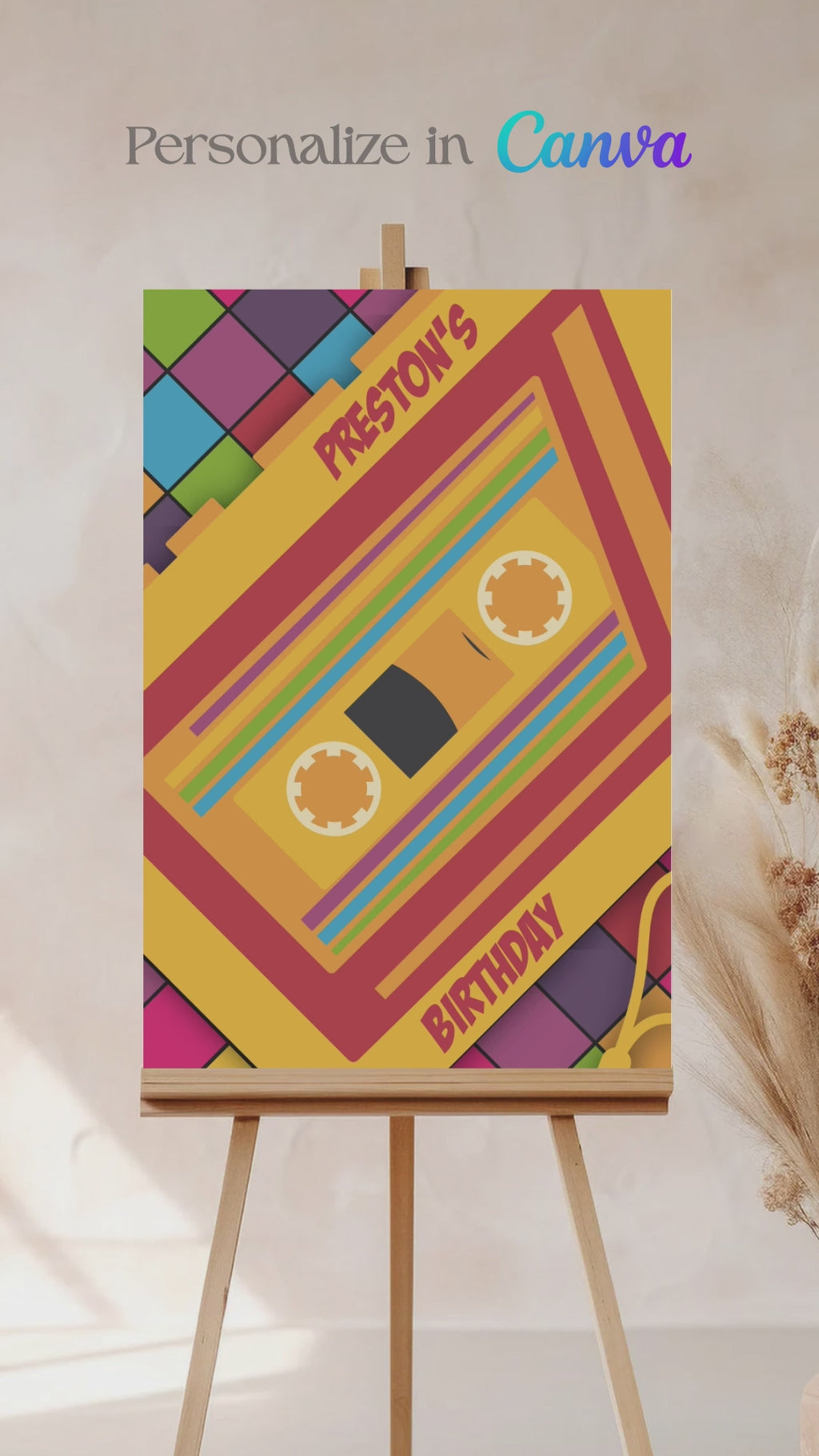 90's Retro Walkman Sign