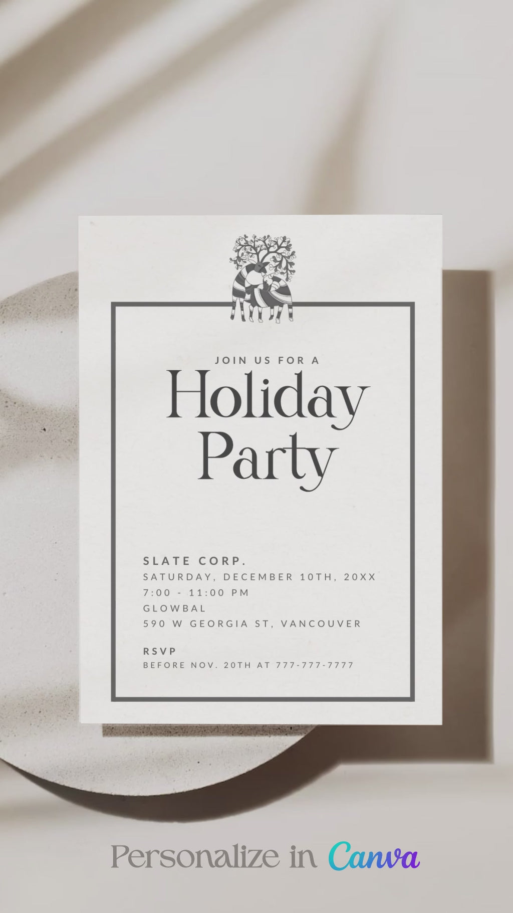 Holiday Invite